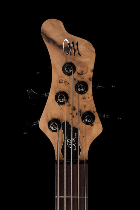 Mayones BE Elite EP 5 String Bass Guitar Trans Natural Satine Eye Poplar Top With Case