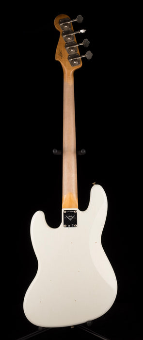 Pre Owned 2018 Fender Custom Shop '60 Jazz Bass Journeyman Olympic White With OHSC