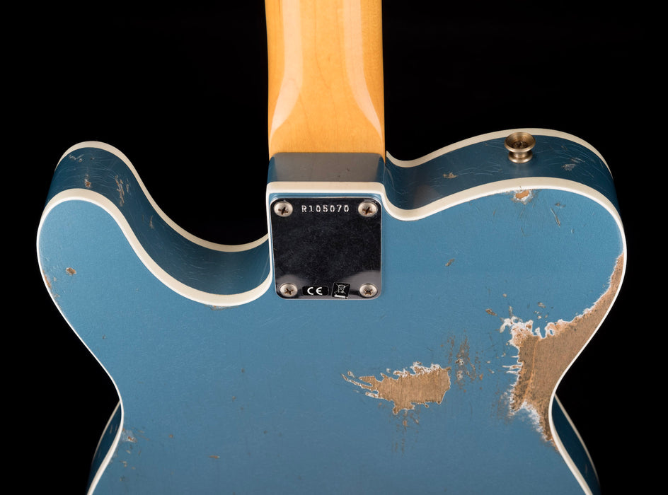 Pre Owned 1960 Fender Custom Shop Telecaster Custom Relic Blue Agave With OHSC