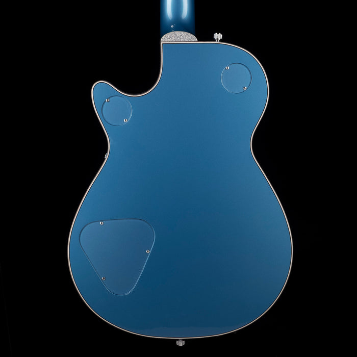 Pre Owned Gretsch Custom Shop Masterbuilt G6134CST Baritone Penguin NOS Lake Placid Blue With OHSC