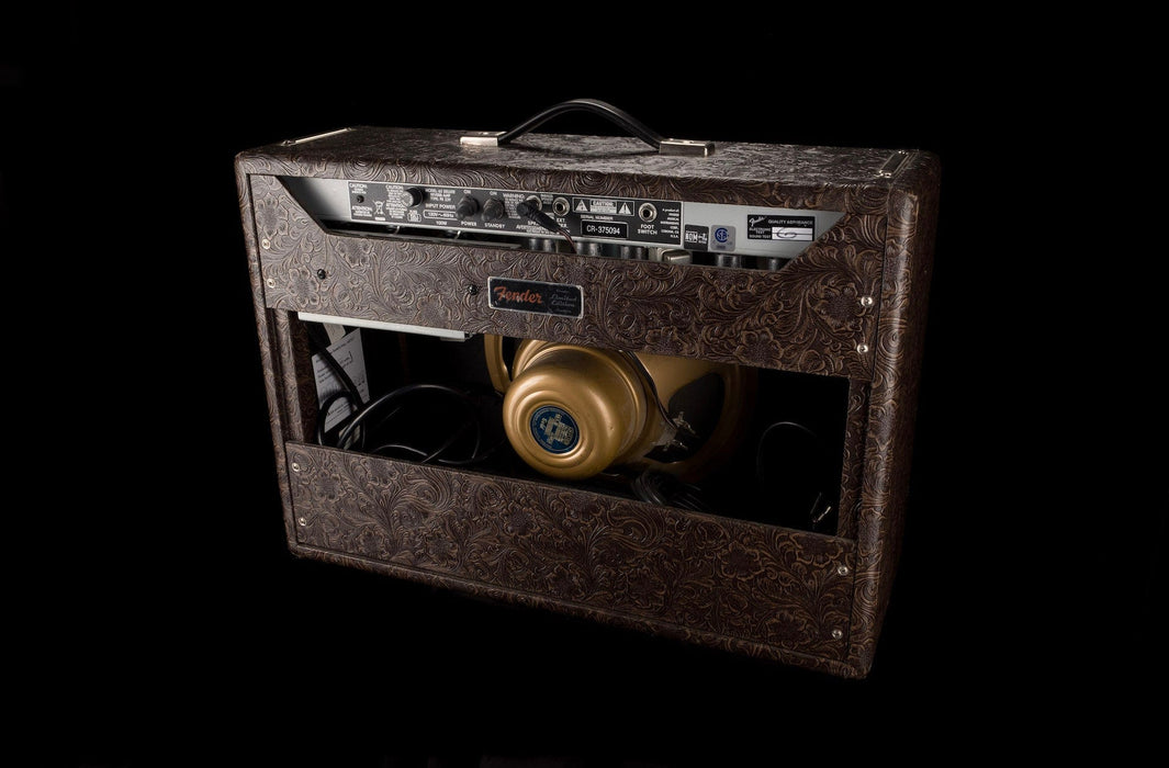 Used Fender Limited Edition '65 Deluxe Reverb Western Wheat Guitar Amp Combo