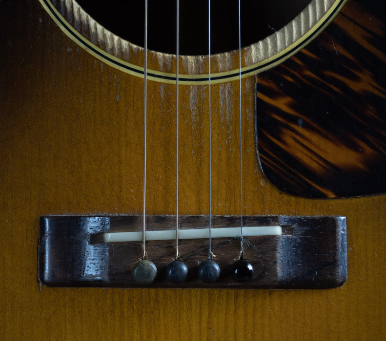 Vintage 30s/40s Gibson TG-00 4-String Tenor Acoustic Guitar Rosewood Fingerboard