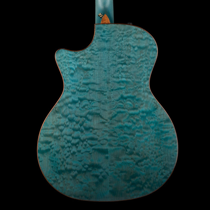 Pre Owned Taylor Custom GA Grand Auditorium Koi Blue with Case