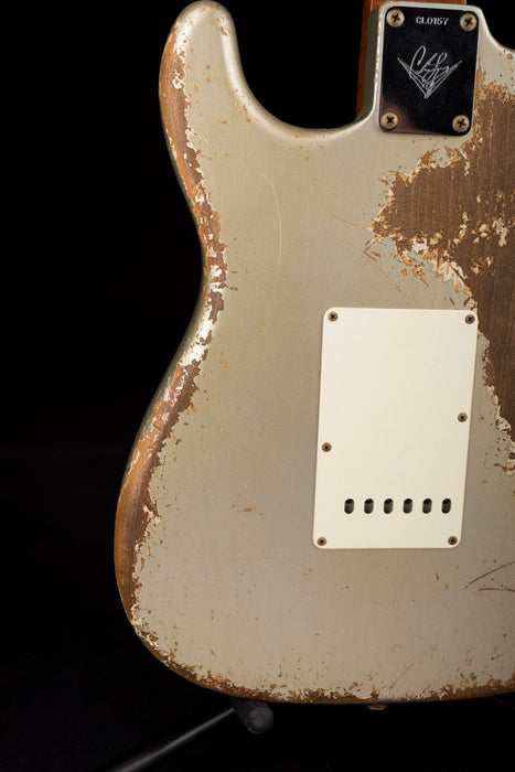 Fender Custom Shop Masterbuilt Carlos Lopez '59 Strat Heavy Relic Inca Silver