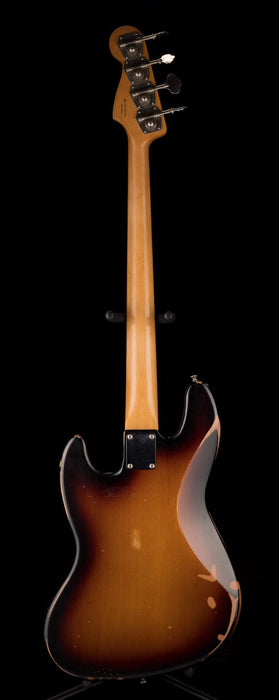 Used Fender 60th Anniversary Road Worn Jazz Bass 3-Tone Sunburst with OHSC