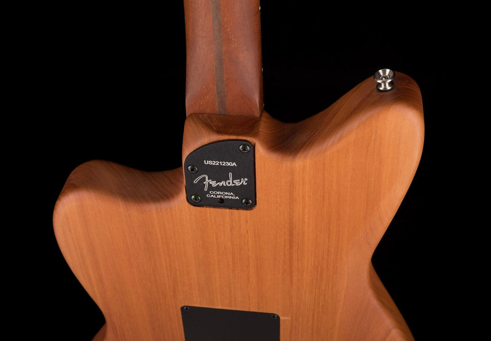 vvUsed Fender Acoustasonic Jazzmaster Tungsten With Gig Bag
