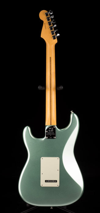 Used 2020 Fender American Professional II Stratocaster HSS Mystic Surf Green with OHSC - US20093155