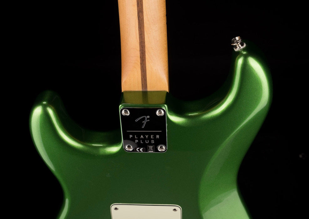 Used Fender Player Plus Stratocaster HSS Cosmic Jade with Gig Bag Serial # MX21077953