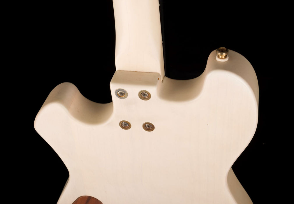 Used Moniker Guitars Texas BBQ 1 of 1 Trans White Electric Guitar with OHSC
