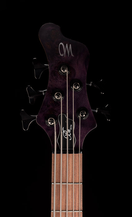 Mayones BE Elite 5 EP Eye Poplar Top 5 String Bass Guitar Dirty Purple Blue Burst Gloss