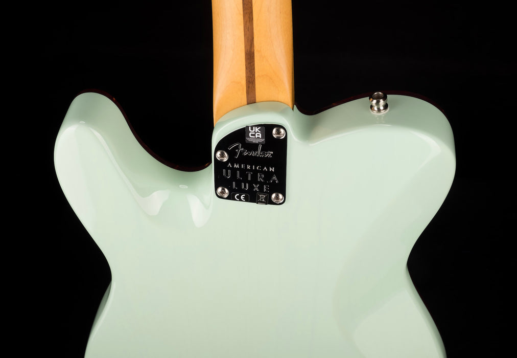Pre Owned Fender Ultra Luxe Telecaster Transparent Surf Green with OHSC
