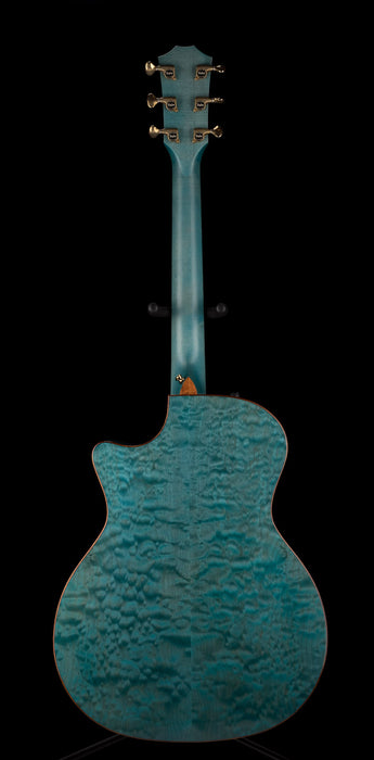 Pre Owned Taylor Custom GA Grand Auditorium Koi Blue with Case