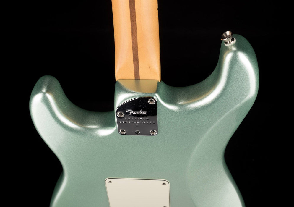 Used Fender American Professional II Stratocaster HSS Mystic Surf Green with OHSC - US20017566