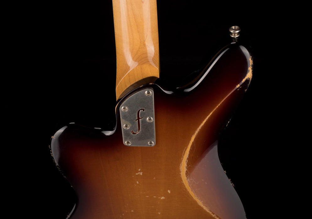 Fano Oltre JM4 Bass Medium Distress Tobacco Burst with Gig Bag