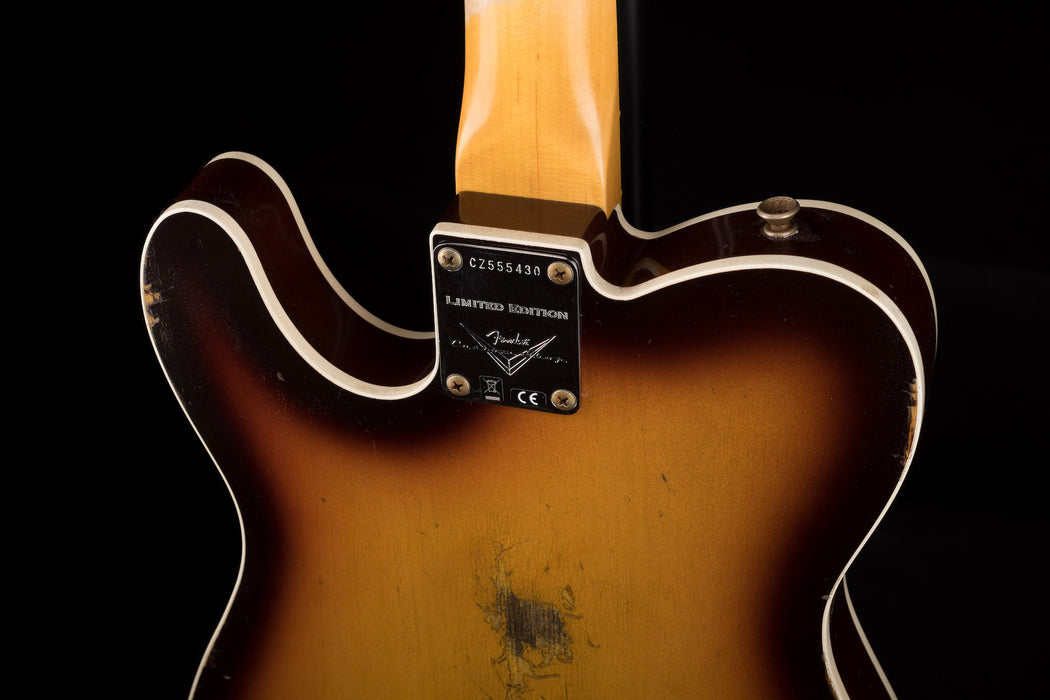 Fender Custom Shop Limited Edition CuNiFe Telecaster Custom Relic Faded Aged Chocolate 3-Tone Sunburst