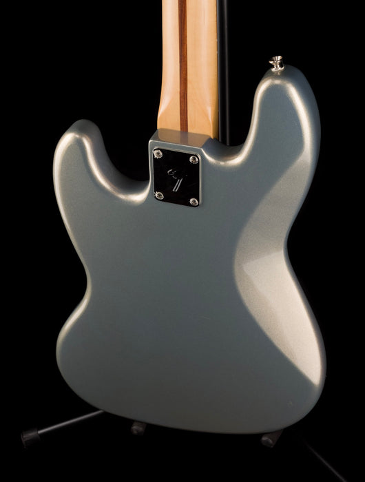 Used 2019 Fender Player Jazz Bass Modded Silver With Gig Bag