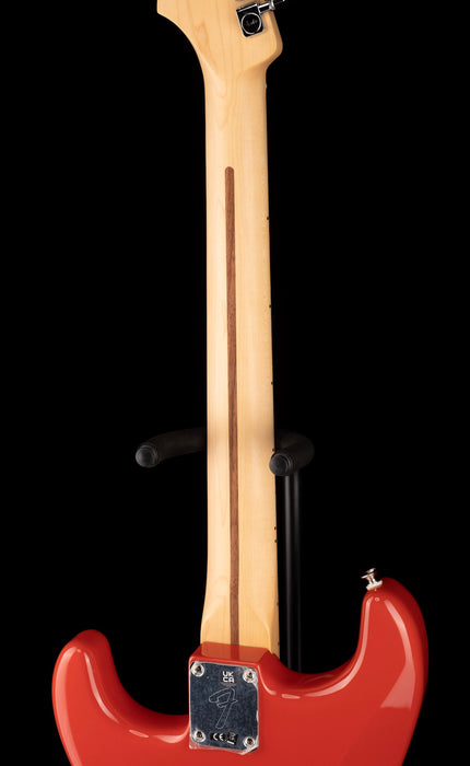 Fender Limited Edition Deluxe Player Strat HSS Fiesta Red Electric Guitar With Matching Headcap