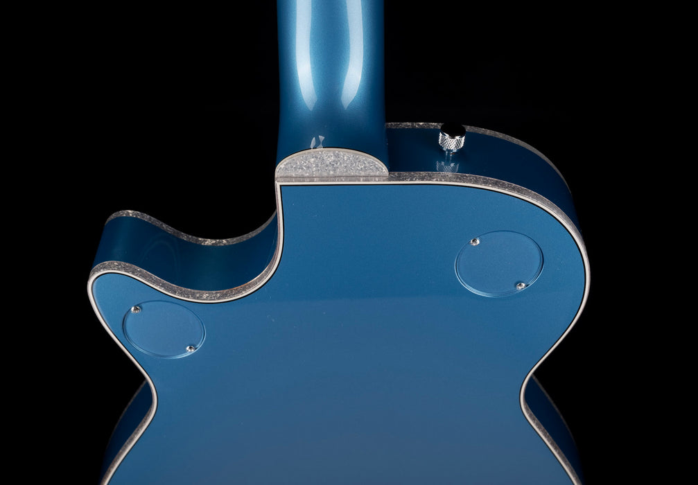 Pre Owned Gretsch Custom Shop Masterbuilt G6134CST Baritone Penguin NOS Lake Placid Blue With OHSC