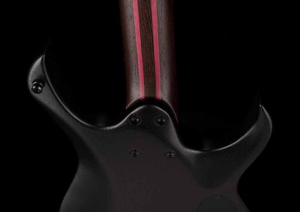 Mayones Duvette BL 7 Left Handed Black Limba Monolith Black Matte Finish