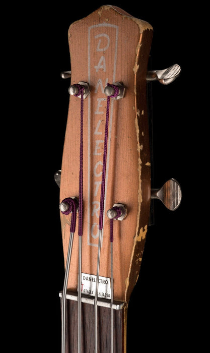 Vintage 1960's Danelectro Model 3412 Shorthorn Bass Copper With Bag