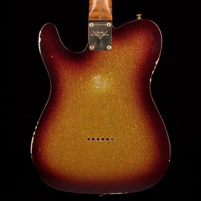 Used Fender Custom Shop Masterbuilder's Apprentice 50's Telecaster Relic 3-Tone Sunburst Sparkle with OHSC