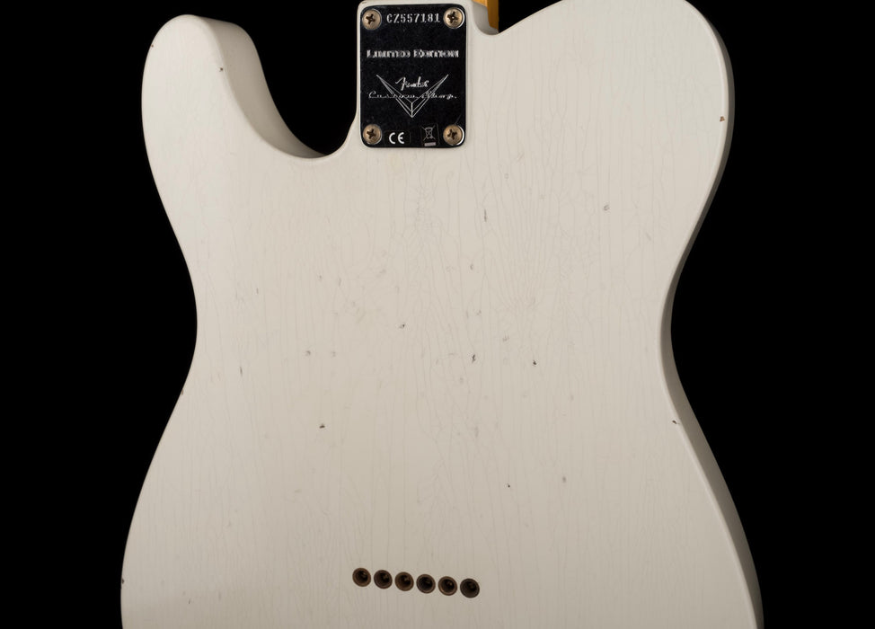 Fender Custom Shop Limited Edition 1959 Telecaster Journeyman Relic Aged Olympic White With Case
