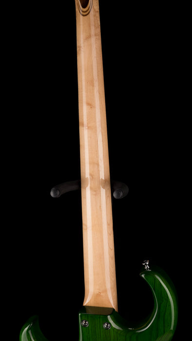 Pre Owned 1990's Rick Turner Prototype E-2 EL-434 PM Transparent Green Bass With OHSC