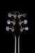 PRS Core Hollowbody II Piezo Custom Color Sapphire Smokeburst Burst with Case