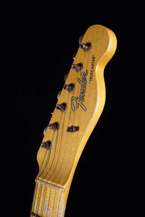 Fender Custom Shop Postmodern Journeyman Relic Tele 2 Tone Olympic White Charcoal Frost Metallic