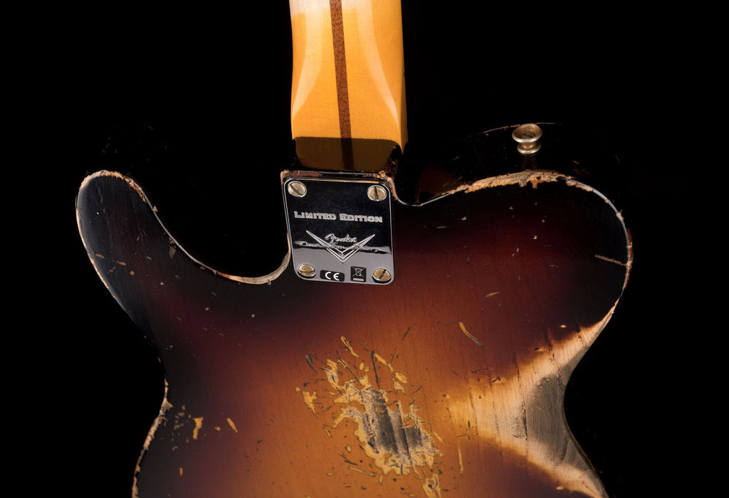 Used Fender Custom Shop Limited Edition 1951 Telecaster HS Heavy Relic Wide Fade 2-Tone Sunburst with OHSC