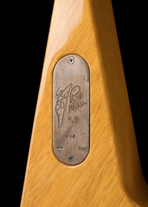 Pre-Owned Hamer Limited Edition Rick Nielsen Futura Korina Natural with OHSC