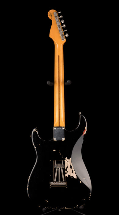Pre-Owned Fender Custom Shop David Gilmour Stratocaster Relic Black over 3-Tone Sunburst