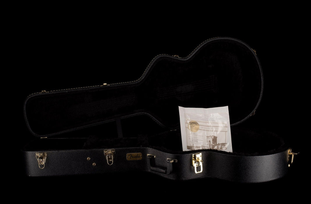 Used Fender Pro Newporter Natural Acoustic Electric Guitar With