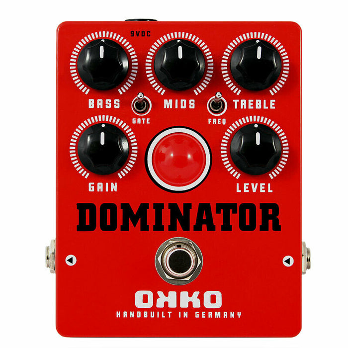 ok doomer pedal Okko Dominator Mk II RED High Gain Distortion Guitar Pedal — Truetone Music