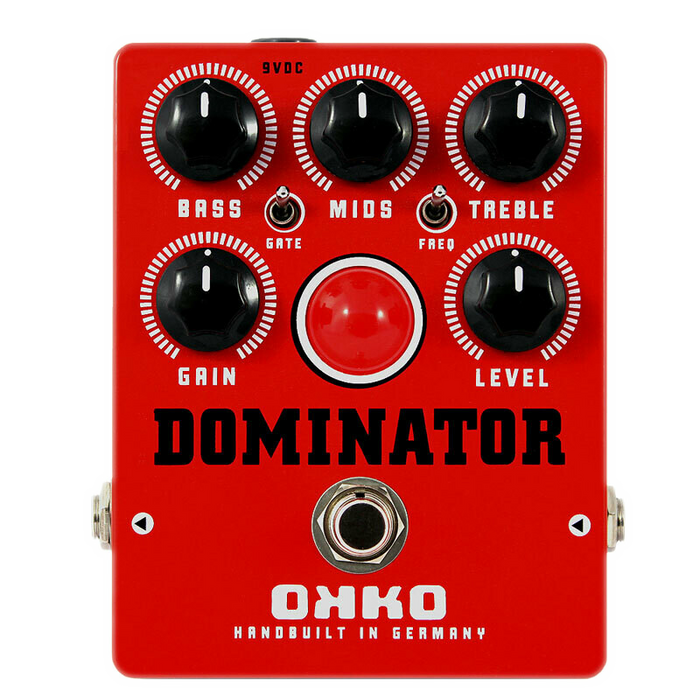 Okko Dominator Mk II RED High Gain Distortion Guitar Pedal Okko Dominator Mk II RED High Gain Distortion Guitar Pedal