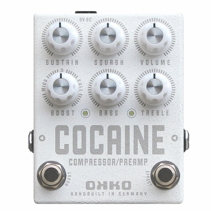 okko pedals Okko FX Cocaine Comp Mk II Compressor Pre Amp Boost Guitar Pedal — Truetone Music