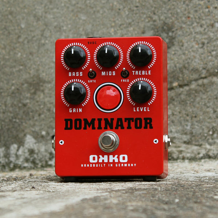 dominator pedal Okko Dominator Mk II RED High Gain Distortion Guitar Pedal — Truetone Music