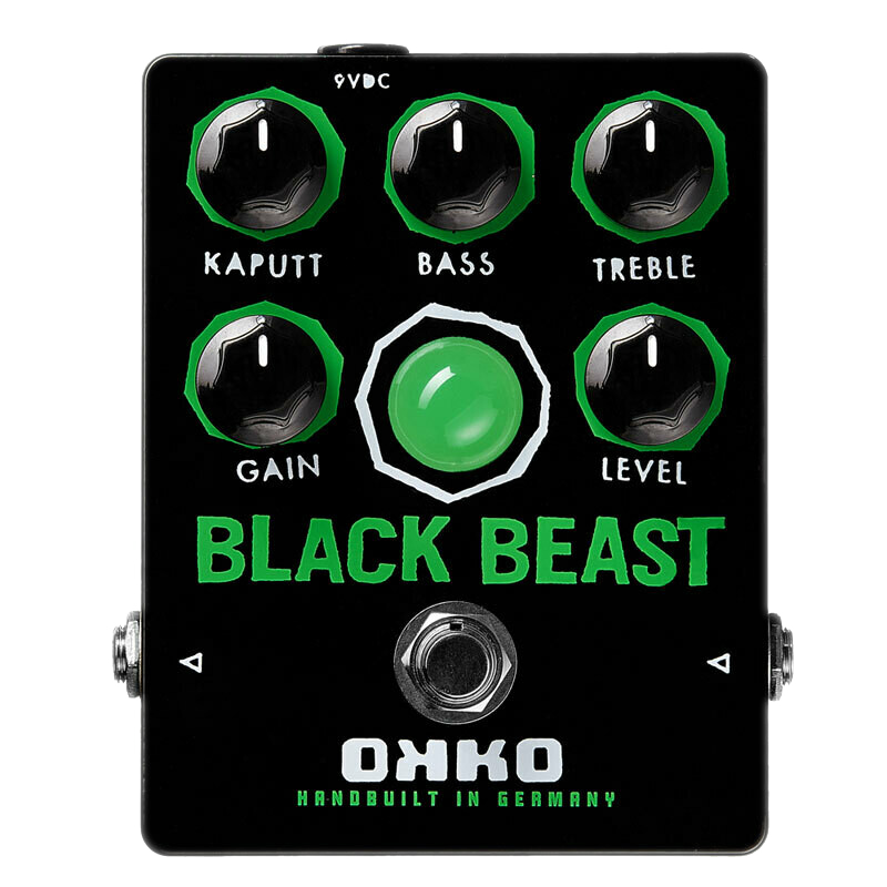 Okko FX Black Beast Fuzz Distortion Guitar and Bass Pedal