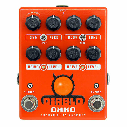 Okko FX Diablo Dual Two Channel Overdrive Guitar Pedal
