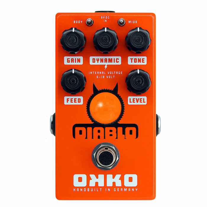 Okko FX Diablo Single Channel Overdrive Guitar Pedal
