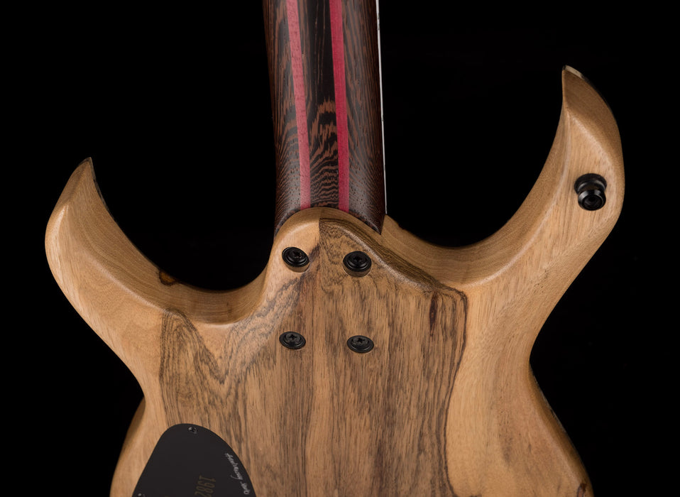 Mayones Duvelle Elte 6 40th Anniversary Master Builder Buckeye Burl Top Natural Fade Gloss Blackburst