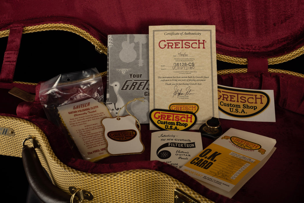 Gretsch Custom Shop Masterbuilt Stephen Stern 1959 Duo Jet NOS Olympic White