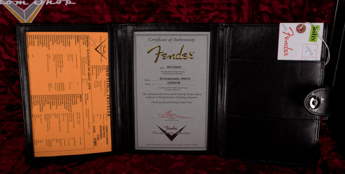 Fender Custom Shop 1965 Stratocaster Journeyman Relic Aged Charcoal Frost Metallic