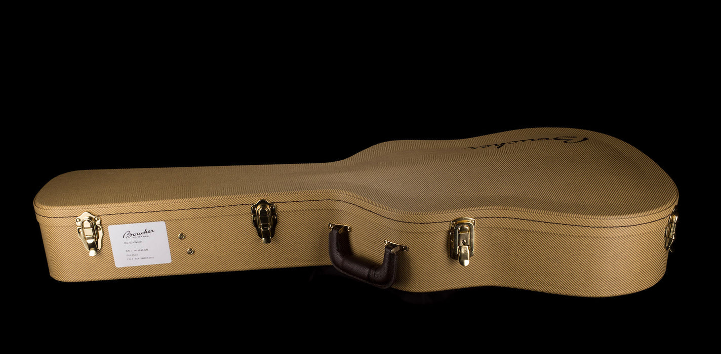Pre Owned Boucher Bluegrass Goose BG-52 Dreadnaught Gold & Master Grade Pack Natural Acoustic Guitar With Case