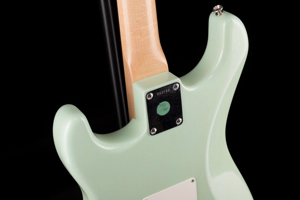 Used Fender Custom Shop Masterbuilt Greg Fessler 1960 Stratocaster Closet Classic Aged Surf Green with Abby Handwound Pickups