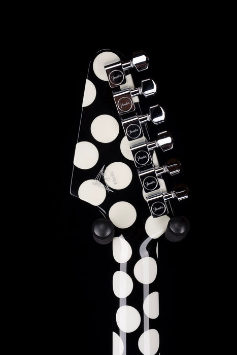 Pre-Owned Fender Custom Shop Masterbuilt Todd Krause Katana Black & White Dot with OHSC