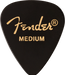 Fender 351 Shape Premium Picks Medium Black 12 Count