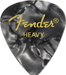 Fender Premium Celluloid 351 Shape Picks Heavy Black Moto 12 Count - 1980351943