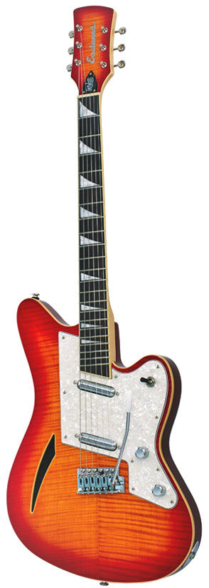 Eastwood Surfcaster Guitar - Cherrysunburst
