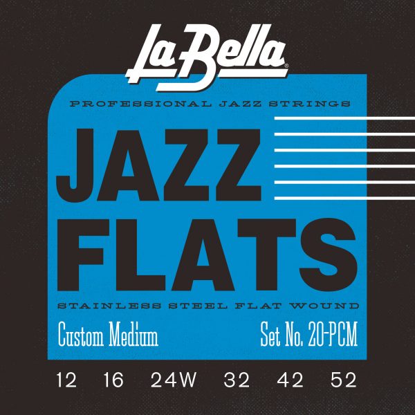 La Bella 20PCM Jazz Flats - Custom Light 12-52